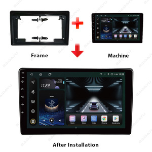 BAIDAYU Autoradio Android con Carplay+Auto, Lettore DVD, GPS, WiFi per <span class=keywords><strong>Opel</strong></span> <span class=keywords><strong>Astra</strong></span>/Zafira <span class=keywords><strong>2007</strong></span>, 9 Pollici, Nero - Product Image 3