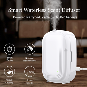 Penyebar Aroma Dinding Digital Desain Baru dengan Tutup Buka-Tutup, Dua Cairan Pewangi, Atomisasi Minyak Esensial - Product Image 2