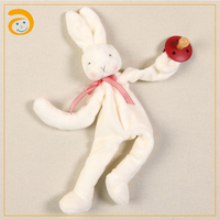 Set Boneka Bayi Reborn Desain Baru dan Selimut Keamanan Plush untuk Tempat Tidur Bayi, Penitipan Anak, Tidur, dan Perjalanan