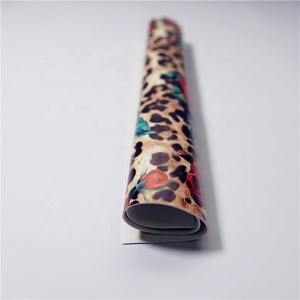 100% vinilo cuero chaqueta de cuero sintético de Pvc tela de cuero de impresión personalizado suave tela de vinilo 550gsm para bolsas - Product Image 4