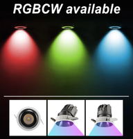 Downlight LED encastré intelligent RGBW à intensité variable, commande vocale et application, pour maison et hôtel, OEM/ODM disponible