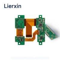Capteur de robot Lierxin LEX-ROBOT-RFX, PCB rigide-flexible multicouche personnalisé, haute température de cuisson (Tg) FR4/Polyimide, intégration tactile, force, IMU, vision