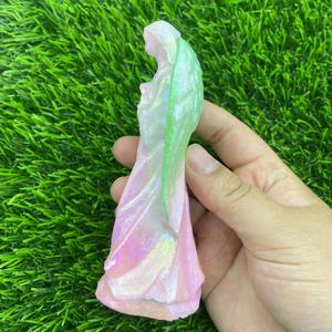 Wholesale 12cm Natural Stones Healing Gemstone Crystal Big Angels Carving Crafts Crystal <b>Gifts</b> Aura Crystal Angel - Product Image 2