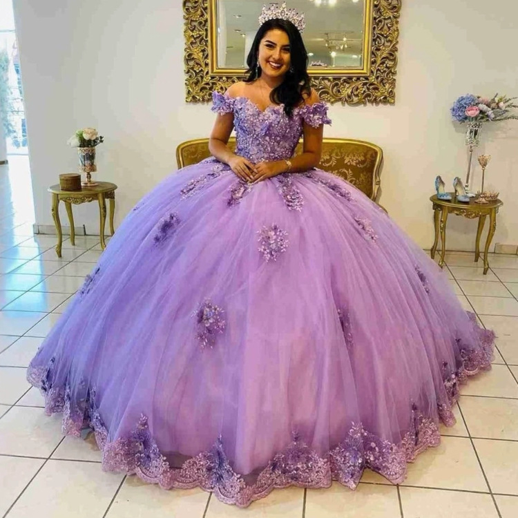 Blue Pink Quinceanera Dresses - 2025 New Design Ball Gown