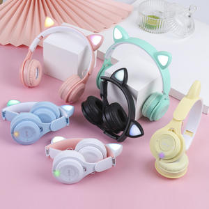 Auriculares de gato para niños, auriculares inalámbricos de diente azul, <span class=keywords><strong>cascos</strong></span> plegables estéreo, auriculares para juegos, auriculares para Android ios - Product Image 4