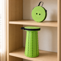 Tabouret de rangement compact avec étagère, siège rond en plastique, organisateur de placard, pour l'arrangement d'angle de placard, avec tiroir, design fin