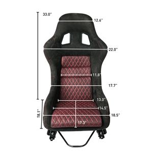 Asiento de Auto Deportivo D0100H7HA22, Estilo Deportivo, Material de Fibra de Carbono, Modificado para Mayor Rendimiento y Comodidad, No Impermeable - Product Image 4