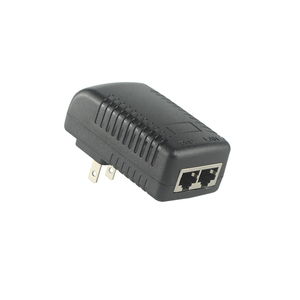 12V2A Wall Single Port Gigabit PoE+ <strong>Injector</strong> <strong>Adapter</strong> 24V1A IEEE 802.3af 1000BaseT Lan POE 48V0.5A Power Supply Box
