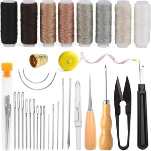 Kit de Costura Resistente con Agujas <span class=keywords><strong>e</strong></span> <span class=keywords><strong>Hilo</strong></span> para Zapatos, Sofás, Alfombras, Cuero y Manualidades - Product Image 1