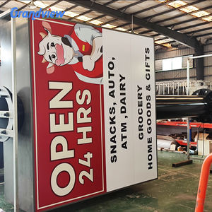 Cartel led retroiluminado de pie para publicidad <span class=keywords><strong>exterior</strong></span>, suministro de fábrica - Product Image 1