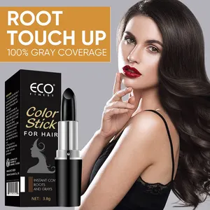 Hair Color Dye Pencil For Roots One-Time Instant Black Root Coverage Temporary Black Hair Colour Pencil -739139