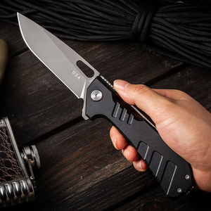 Couteau de poche personnalisable BK 830BKSSLS HK OEM DIY, manche G10, lame pliante en acier inoxydable ultra-affûtée, camping, 20,8 cm, FB145 1 - Product Image 1