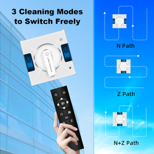 Liectroux Yw509 Window <b>Cleaner</b> Robot with Auto Water <b>Spray</b>, Automatic Cleaning Anti-falling Laser Sensor Detection Yw509 Window - Product Image 2