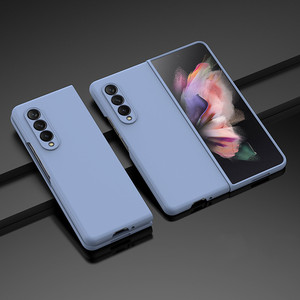 Funda plegable de Color sólido para Samsung <span class=keywords><strong>Galaxy</strong></span> Z, funda protectora para teléfono Samsung <span class=keywords><strong>Galaxy</strong></span> z Fold 4, Samsung <span class=keywords><strong>Galaxy</strong></span> Zfold 4 <span class=keywords><strong>zfold4</strong></span> Z fold4 - Product Image 2
