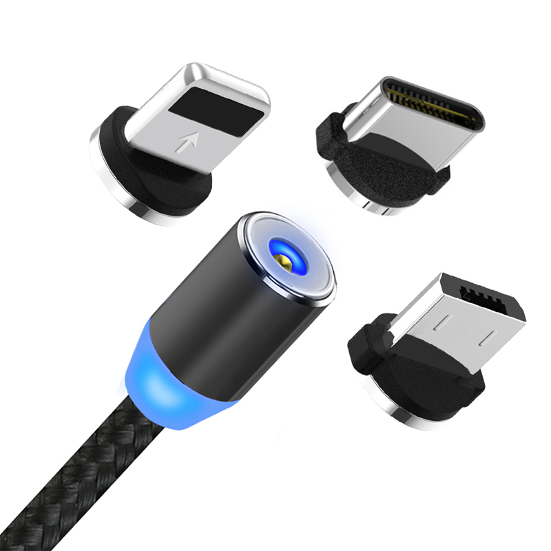 ICEBINGO Usb-c зарядное устройство для мобильного телефона Micro плетеный 3 в 1 Магнитный Usb-кабель