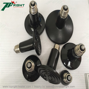 Lámpara calefactora con emisor de infrarrojos de cerámica blanca tipo flor de <span class=keywords><strong>trompeta</strong></span> de 95x110 mm sin revestimiento de esmalte - Product Image 6