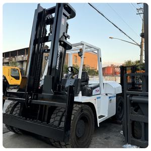 Montacargas TCM de 10 toneladas reacondicionado de segunda mano, modelo FD100, procedente de Japón, para almacén y logística. - Product Image 5