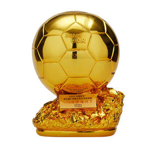 Modelo <span class=keywords><strong>de</strong></span> trofeo <span class=keywords><strong>de</strong></span> resina, trofeo <span class=keywords><strong>de</strong></span> fútbol <span class=keywords><strong>de</strong></span> bola dorada, modelo C. Recuerdos para Fans <span class=keywords><strong>de</strong></span> Romexi, premios Mvp - Product Image 1