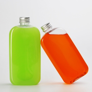 120ml 250ml 300ml de comida grado cuadrado bebidas botella de jugo botella de plástico de la botella de la bebida - Product Image 1