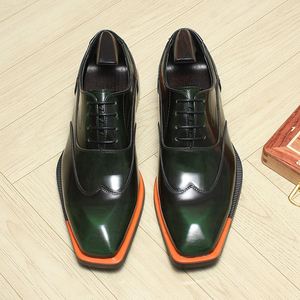Chaussures décontractées d'automne pour hommes en cuir de cheval respirant et léger, fabriquées à la main avec une construction Goodyear Welted, style anglais - Product Image 3