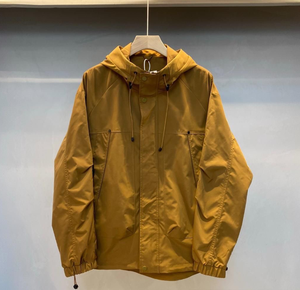 Nueva chaqueta de fibra de poliéster con capucha personalizada para primavera y otoño para hombre, ajuste holgado - Product Image 3