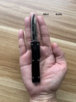 Couteau de poche EDC personnalisé OEM en gros, manche en aluminium D2 usiné CNC, action rapide, approvisionnement direct usine en vrac
