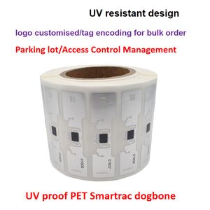 Không thấm nước UHF <span class=keywords><strong>RFID</strong></span> Dogbone kiểm soát truy cập hệ thống kính chắn gió <span class=keywords><strong>tag</strong></span> Sticker UV bằng chứng Kem chống nắng 860-960MHz tùy chỉnh in logo - Product Image 2