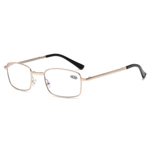 Vente en gros <span class=keywords><strong>de</strong></span> lunettes rétro Presbyopica Lunettes <span class=keywords><strong>de</strong></span> <span class=keywords><strong>lecture</strong></span> pour femmes en métal transparent personnalisées - Product Image 4