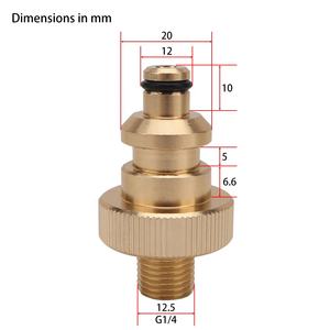 Adaptador de lanza de espuma de nieve, adaptador de cañón de espuma, Conector de boquilla de espuma para <span class=keywords><strong>lavadora</strong></span> a presión <span class=keywords><strong>Bosh</strong></span> AR B & D - Product Image 5