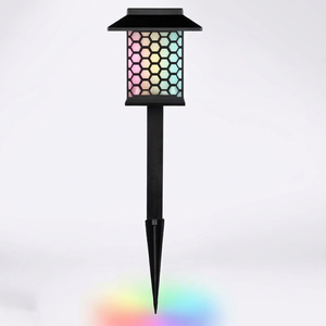 Lampe solaire de jardin LED extérieure résistante à l'eau pour pelouse, patio, décoration de jardin, piquet inclus, batterie incluse, durée de vie de 50 000 heures, garantie de 2 ans - Product Image 1