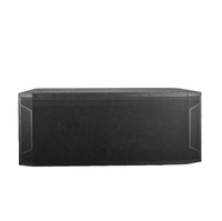 Caisson de basses actif double de 18 pouces avec DSP intégré pour des basses puissantes, conçu pour les concerts en plein air et les lieux de mariage