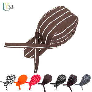 Chapeau de chef réglable pour restaurant, hôtel, cuisine, serveur, bar, bandana, chapeau de <span class=keywords><strong>pirate</strong></span>, chapeau de cuisinier pour hommes et femmes - Product Image 1