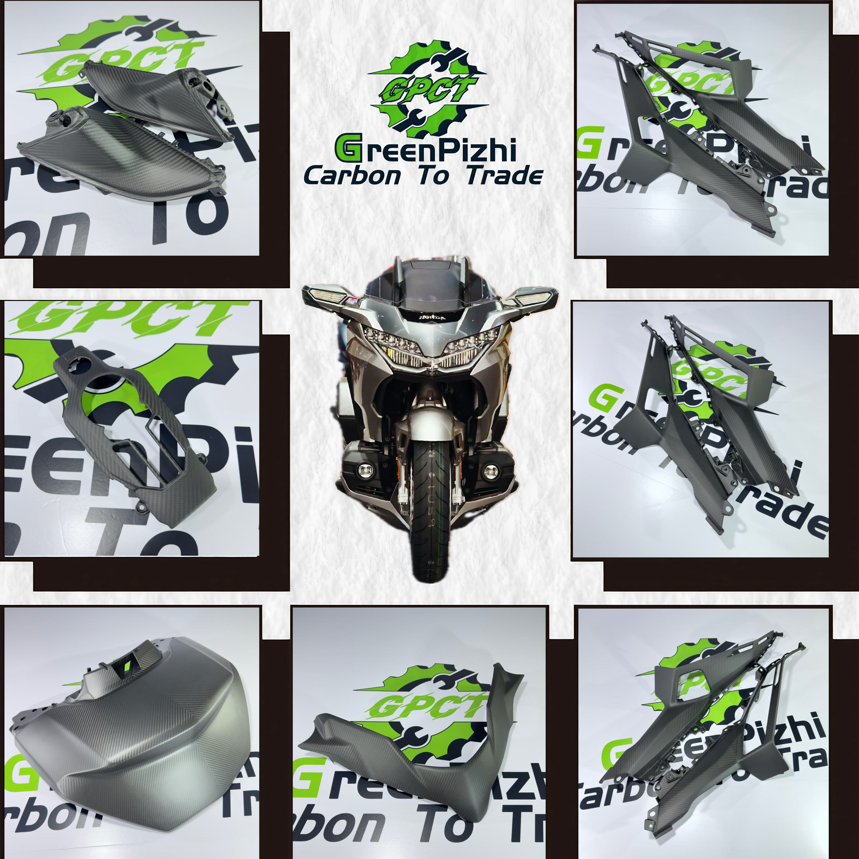 Chrome Lighting Valve Covers Fit For Honda Goldwing GL1800 2001-2017 F6B 13-17 E - Foto 2