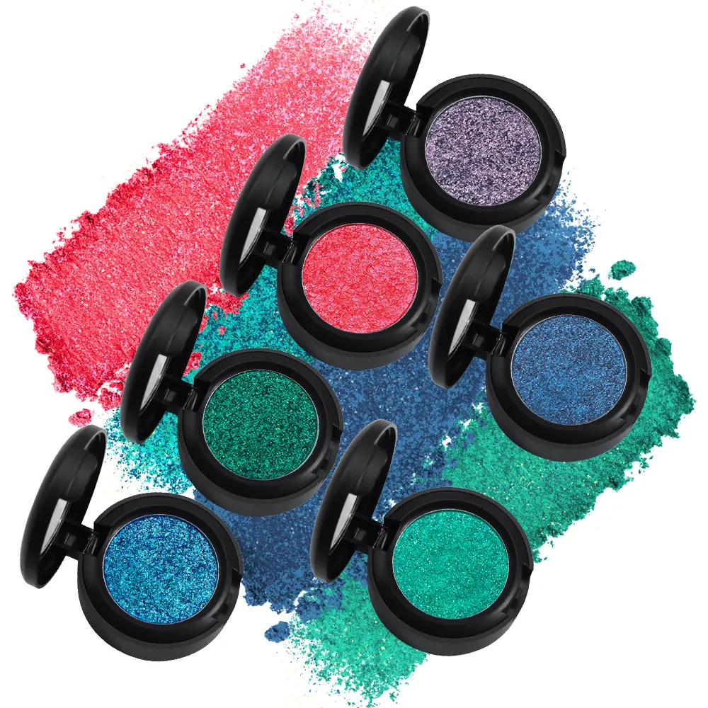 Vegan nhãn hiệu riêng Duochrome Eyeshadow bán buôn mỹ phẩm trang điểm Tắc Kè Hoa bóng mắt