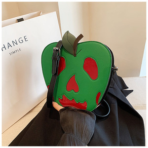 Halloween Personality Funny Ghost <b>Skull</b> <b>Bag</b> Niche Design Color Block Underarm <b>Bag</b> PU Leather Single Shoulder <b>Bag</b> - Product Image 2