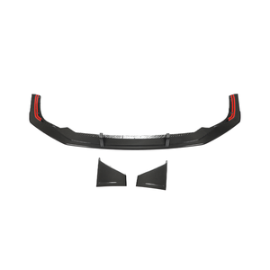 Lèvres avant 20-21 pour <span class=keywords><strong>RS6</strong></span>/7 ABT en fibre de carbone sèche (ensemble 3 pièces) pour pare-chocs de voiture - Product Image 1