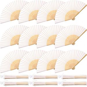 Éventail pliant en bambou, motif décoratif sculpté, impression d'art populaire, 33 cm, support d'éventail, mariages, fêtes, souvenirs d'affaires, peint à la main - Product Image 2