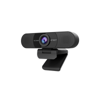 4K 8 Mega CMOS Sensörlü Mini Web Kamerası, Mikrofonlu USB, Dizüstü/Masaüstü Bilgisayarlar için, Oyuncular, Canlı Görüntülü Görüşme, Konferans, Stokta