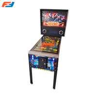 Machine de flipper de club, machines de jeu de flipper avec écran LCD, utilisation familiale, 1500 jeux, machine de flipper à pièces vidéo
