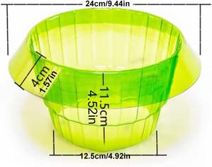 Plastique PET limace escargot barrière jardin cloches plante chapeau escargot limace colliers vert escargot pièges schnecken <span class=keywords><strong>schutz</strong></span> - Product Image 5