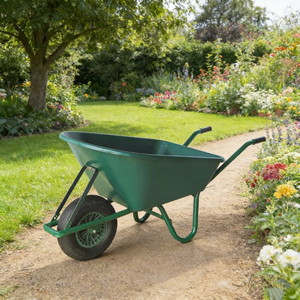 <span class=keywords><strong>Brouette</strong></span> robuste 75L de qualité supérieure <span class=keywords><strong>pour</strong></span> jardin et construction, chariot de chantier de qualité industrielle à grande capacité - Product Image 1