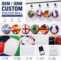 Porte-clés ballon de football personnalisé en peluche 2028, fabrication OEM/ODM, vente en gros, drapeaux nationaux brodés, qualité supérieure, cadeau en vrac
