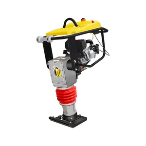 Small Gasoline Jump Rammer For Foundation Trench Diesel Ground Impact Rammer Soil Compactor