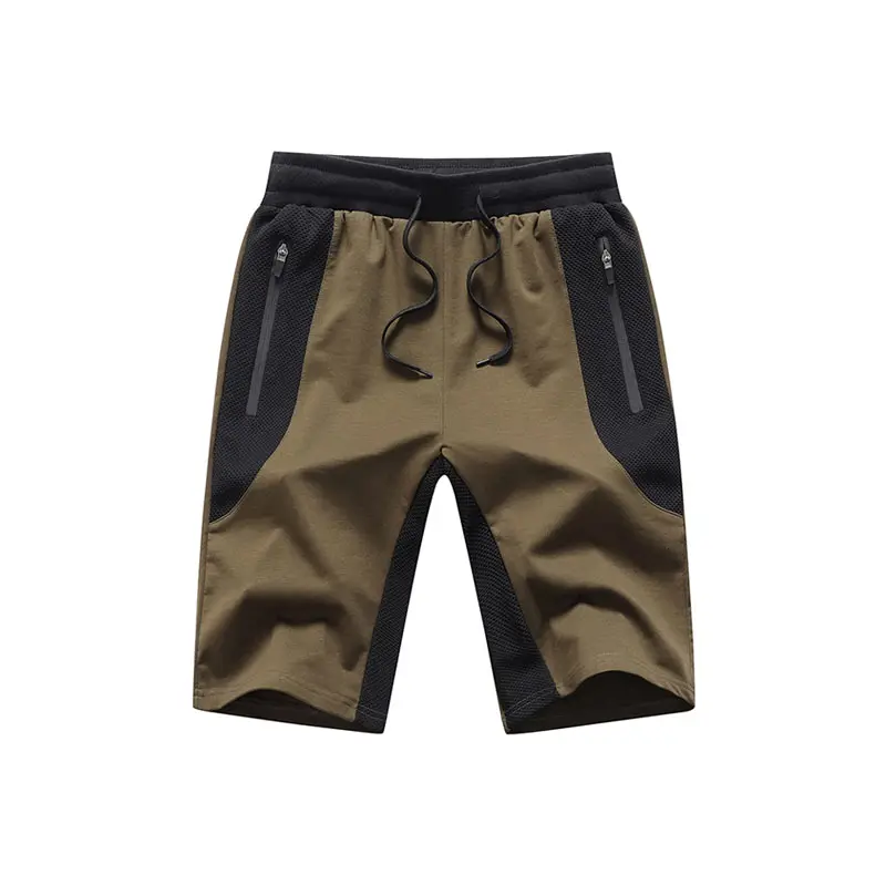 Latest Design Cotton Polyester Quick Dry Cargo Breathable Men's Shorts With Zipper Pocket Khaki Shorts For Men/