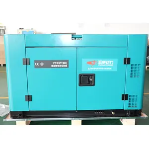 YC15T-3 set generator diesel kebisingan rendah merek Yuchai terlaris untuk mesin diesel YC292F di 15kva