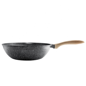 JEETEE OEM Premium Non-Stick <strong>Induction</strong> <strong>Wok</strong> Pan Even Heat Distribution Durable Design Ergonomic Handle <strong>Wok</strong> With Lid - Product Image 6