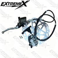 Kit d'étriers de frein hydrauliques renforcés CNC pour moto tout-terrain Sur-Ron Light Bee X Ultra Bee, pièces de mise à niveau de freinage anti-décoloration pour tout-terrain