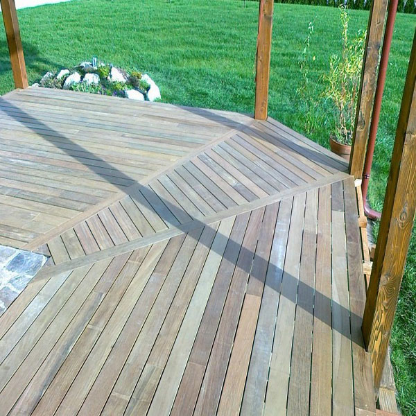 Ipe decking de madera al aire libre 2