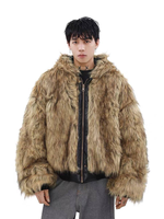 Luxe léger avec une texture épaisse, chaud et confortable en hiver, veste réversible.
