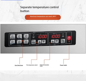 Machine à <span class=keywords><strong>crêpes</strong></span> et à dentelle électrique multifonctionnelle commerciale, équipement de cuisson de <span class=keywords><strong>crêpes</strong></span> fines, moteur 5000W, garantie 1 an - Product Image 3